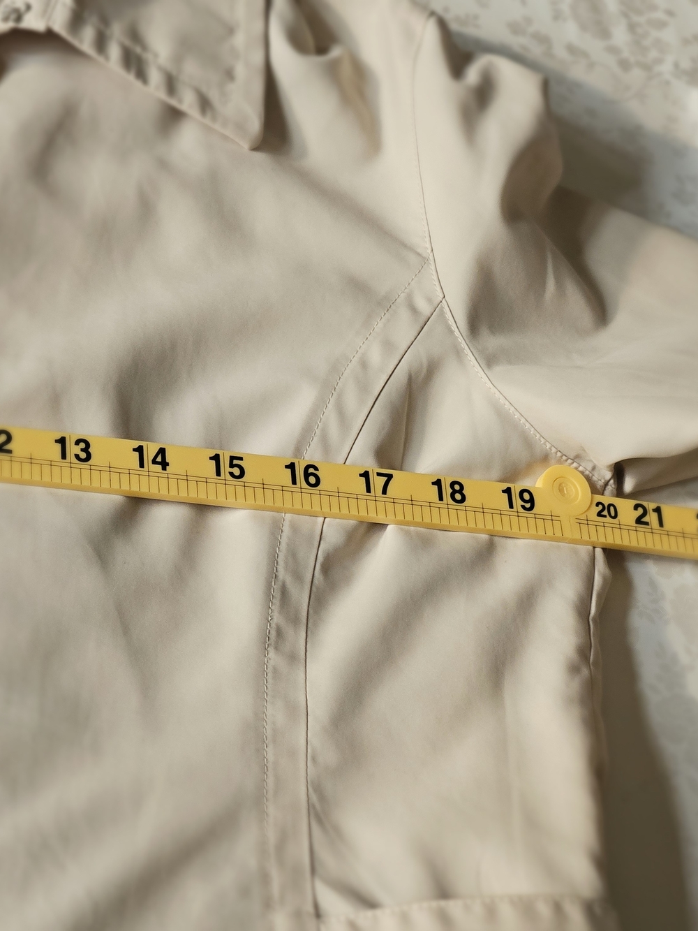 Cutter & Buck Women's Beige WeatherTec Trench Coat - Size S - Picture 11 of 15
